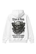 Gothic Design Hoodie (White )